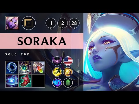 Soraka Top vs Aatrox: ULTRA HEALER - NA Master Patch 14.24
