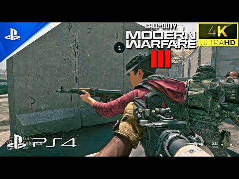 Team Deathmatch｜Terrorist Attack in Drainage｜Modern Warfare (2023) PS4 Multiplayer Gameplay｜4K