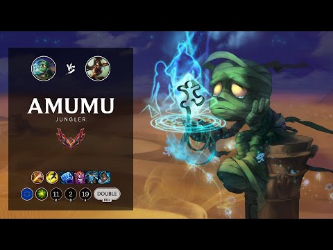 Amumu Jungle vs Nidalee - EUW Grandmaster Patch 12.14