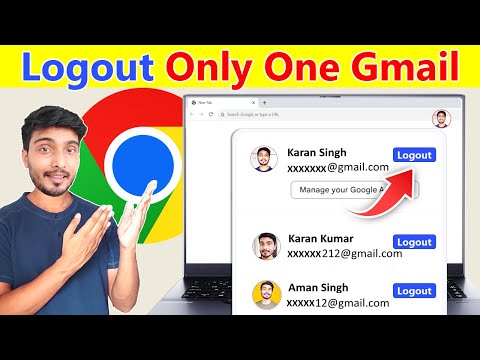 How to logout gmail from laptop | How to Remove one Gmail account from laptop |Logout Google Account
