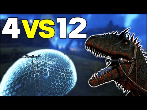 Defending Against 3 Tribes For 8 Hours Straight - ARK