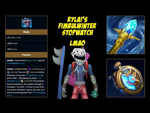 Singed with Fimbulwinter + Stopwatch drives the enemy insane @_@