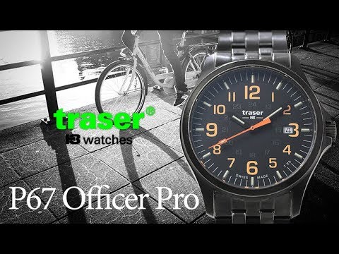 トレーサー（traser）/オフィサー・プロ/P67 Officer Pro GunMetal Black/Orange　9031581 腕時計