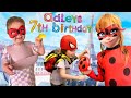 ADLEYS 7th BiRTHDAY Miraculous Lady Bug Adley And Her Bday Party With Akumatized Niko Friends
