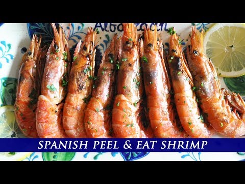 Spanish Peel and Eat Shrimp a la Plancha