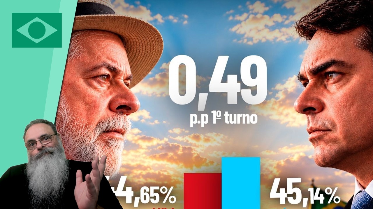 PESQUISAS mostram FLÁVIO a frente de LULA NO PRIMEIRO TURNO: ISSO é VITÓRIA CERTA no SEGUNDO