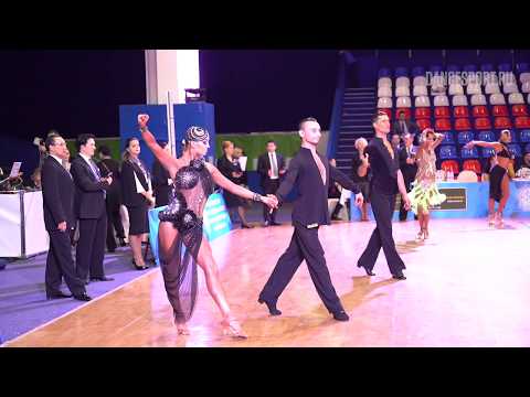 Vladislav Nikishin - Polina Golubeva RUS, Samba, Grand Prix Dynamo 2019