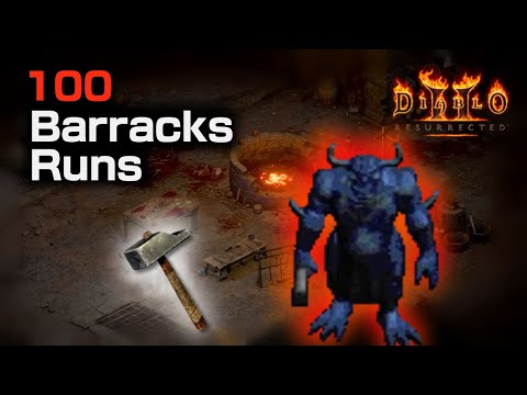 100 Barracks Runs - Can It Really Be That Bad?: Diablo 2 Resurrected