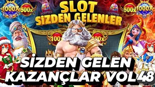 SLOT OYUNLARI 💰 SLOT SİZDEN GELENLER VOL 48 💰TARİHİ REKOR KAZANÇ MAX WİNLER 💥