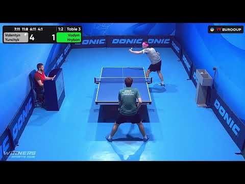 15:30 Valentyn Yunchyk - Vadym Hryban 24.07.2023 TT Euro.Cup  Ukraine  Star.  TABLE 3