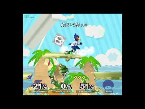 Falcon Triple-reverse Knee into Up B Finisher (HEADPHONE WARNING)