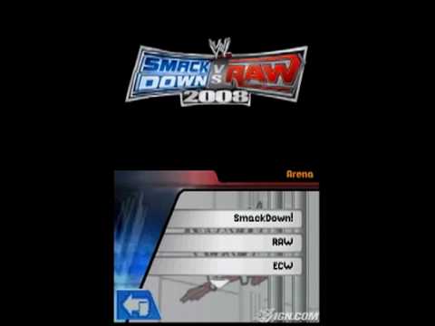 WWE Smackdown vs Raw 2008 Nintendo DS