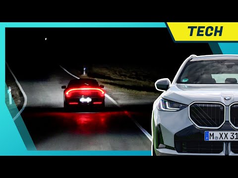 Adaptive LED Scheinwerfer im BMW X3 im Test | Matrix LED | Nachtfahrt | Animationen & Iconic Glow
