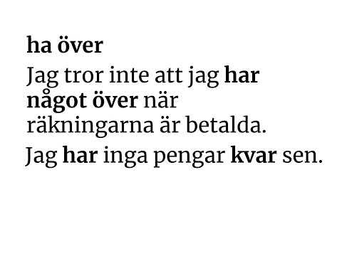 sfigunilla SFI PARTIKELVERB 4 kurs D