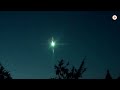 Dashcam captures meteor falling from night sky