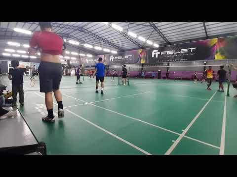 Badminton MuhibbahTeam Men's Double Sparring - Aqil / Syafiq Vs Farid / Thaqif