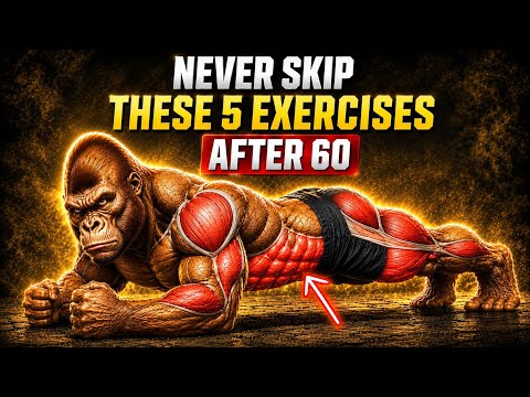 The ONLY 5 Exercises You Need To Transform Your Body AFTER Age 60 | Mighty Monkey 