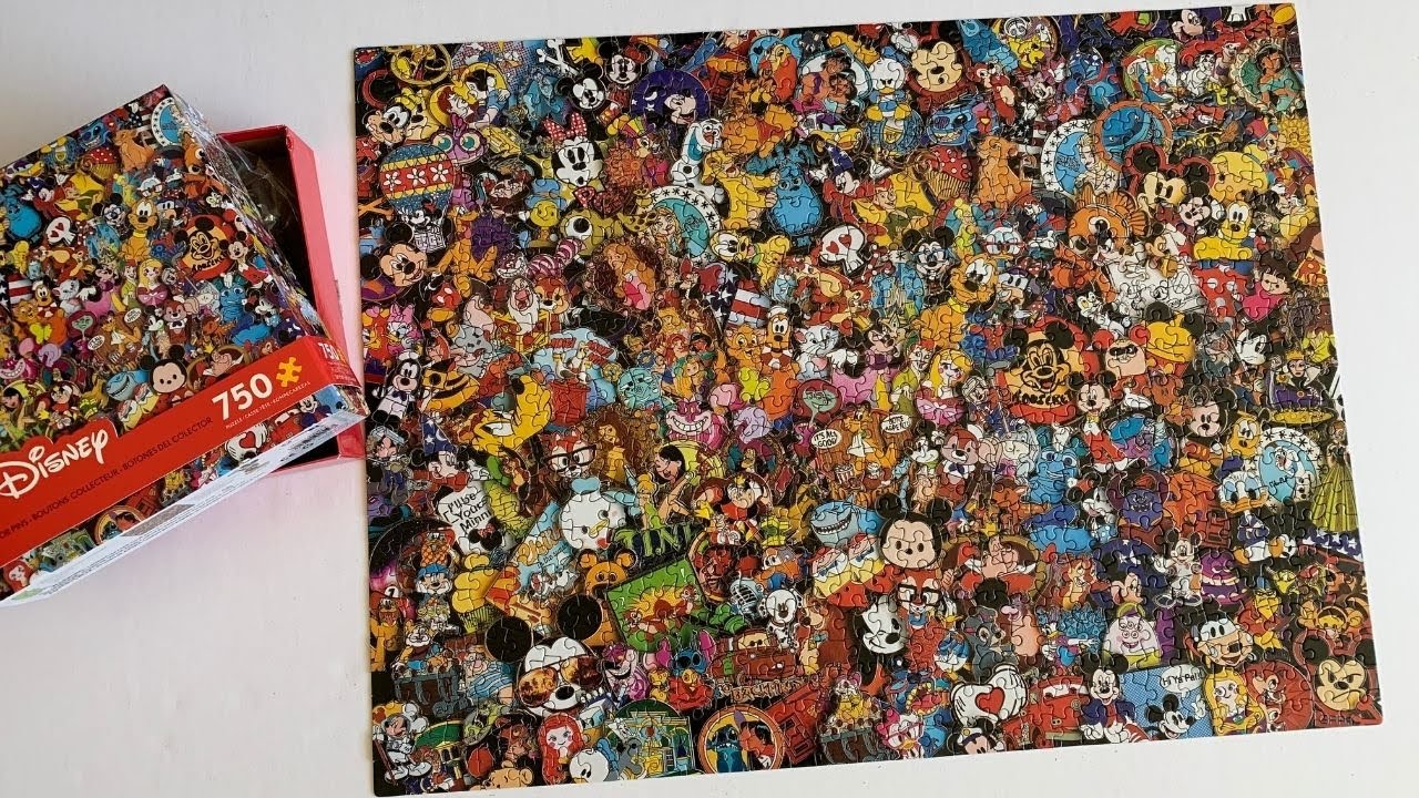 Disney Magic Pins | 750 Piece Jigsaw Puzzle | Ceaco