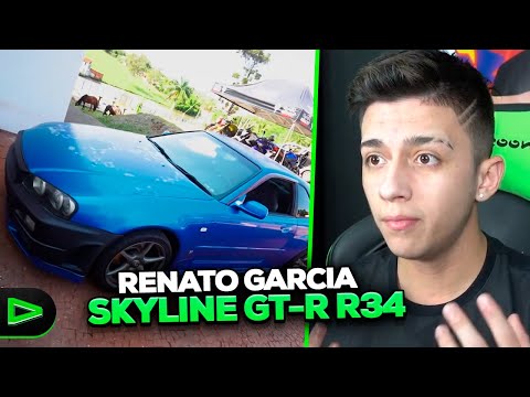 LOUD CRUSHER REAGINDO A RENATO GARCIA - ESSE É MEU NOVO CARRO SKYLINE GT-R R34!