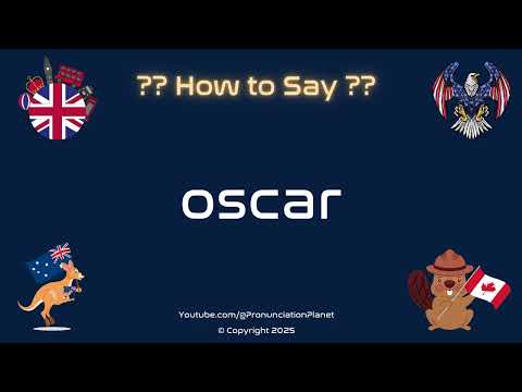 🏆🎬 How to Pronounce oscar? (CORRECTLY) | Pronunciation Planet