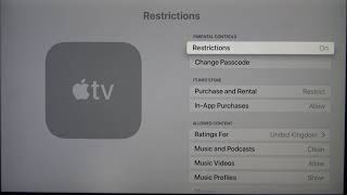 How to Change Passcode on APPLE TV 4K - Switch 4 Digits PIN Used for Security and Identification