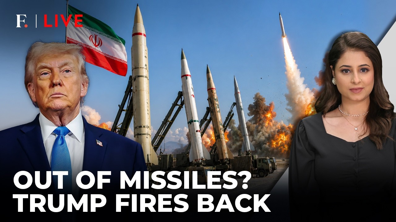 Trump Rejects Weapon Shortage Reports, Says Iran Is Running Out of Missiles | Firstpost Live
