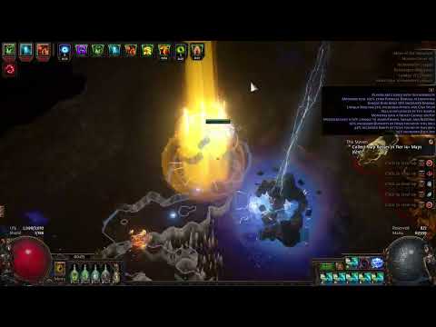 Path of Exile 3.17 40 Second Guardian Map Herald of Thunder Elementalist