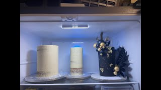 Decorating my two tier birthday cake live!