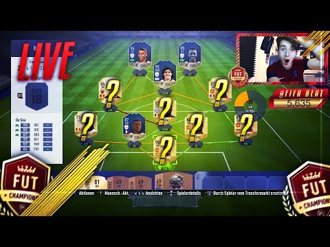 WIR BAUEN MEIN WEEKEND LEAGUE TEAM!! + 120€ PACKS!! FIFA 18 STREAM