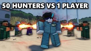 How I Survived 50 Hunters in a Roblox Squid Game Challenge