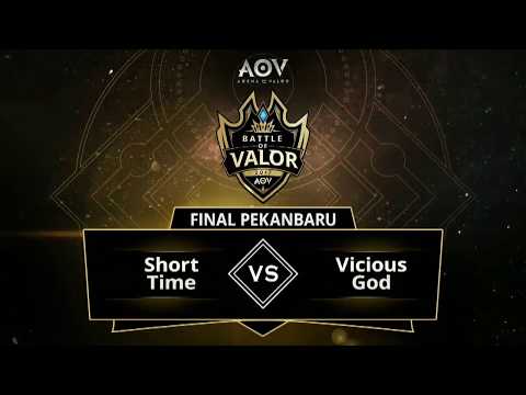 BATTLE OF ARENA 2017 FINALS QUALIFIER - TEAM SHORT TIME VS. VICIOUS GOD |ARENA OF VALOR