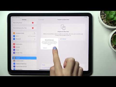 How to Reset Keyboard Dictionary in iPad Air 2022 - Apple iPad Air 5th Gen WiFi