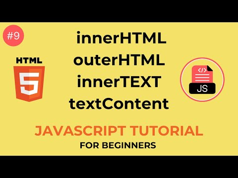 Learn Javascript Innerhtml Outerhtml Innertext And Textcontent Learn Javascript For Beginner