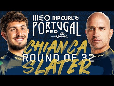 João Chianca vs Kelly Slater | MEO Rip Curl Pro Portugal - Round of 32 Heat Replay