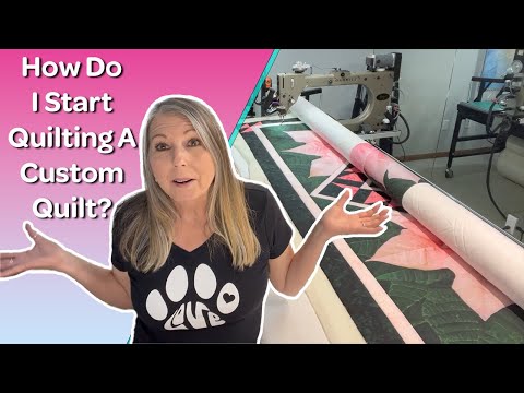 Longarm Quilting - Custom Quilting - Dream Big Panel - Basting Quilt V1