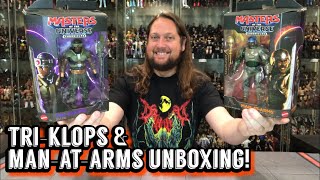 Tri-Klops & Man-At-Arms Masters Of The Universe Chronicles Unboxing & Review!