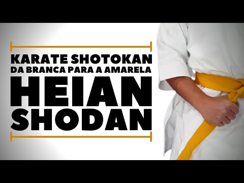 Da Branca para a Amarela - Kata Heian Shodan  - Karate Shotokan