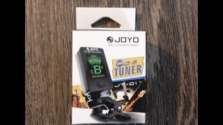 Video thumbnail for JOYO JT-01 Guitar tuner review and test by Kevys RC & Music