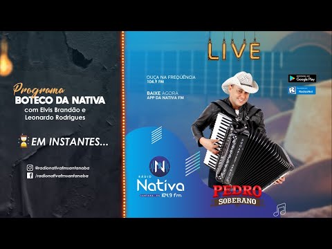 Boteco da Nativa com Pedro Soberano (11/09/2021)