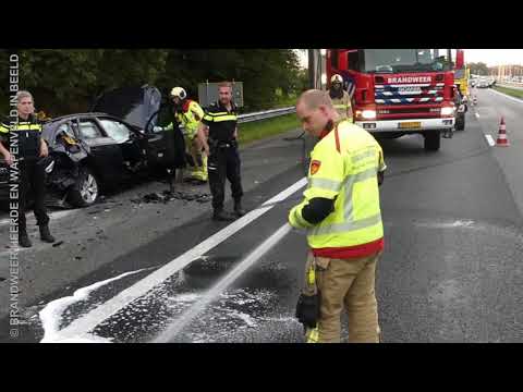 2018 10 11 Ongeval A50 Links Heerde