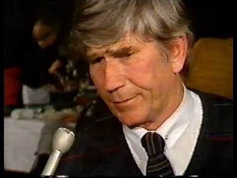 Ron Richards interviewed after Collingwood's 1981 Grand Final loss.