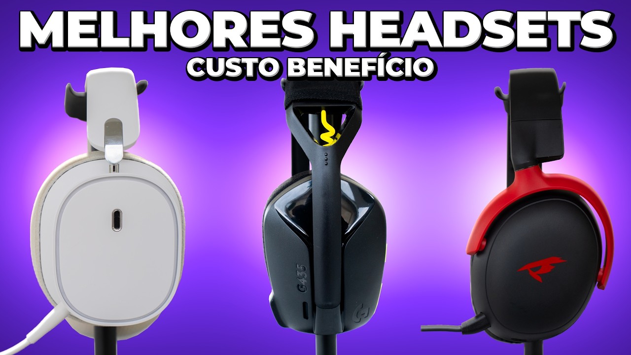 LISTA - MELHORES HEADSETS CUSTO BENEFICIO PARA PC, CELULAR E CONSOLES!
