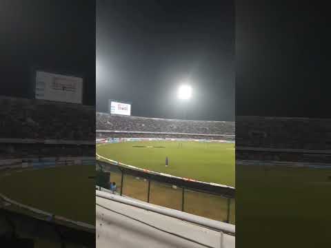 hyderabad rajiv gandhi international cricket stadium night view from west pavilion terrace 1st floor