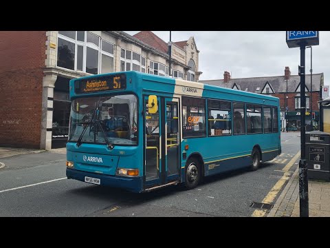 *Knackered Sounding MPD* 1801/NK56 HKW-Arriva Northumbria-Dennis Dart SLF/Dennis MPD