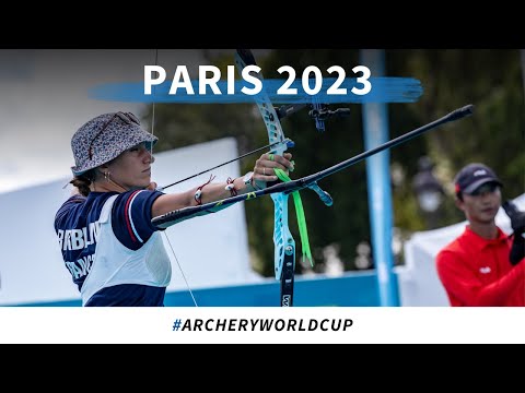 Hai Ligan v Lisa Barbelin – recurve women Semifinal 1 | Paris 2023 World Cup S4