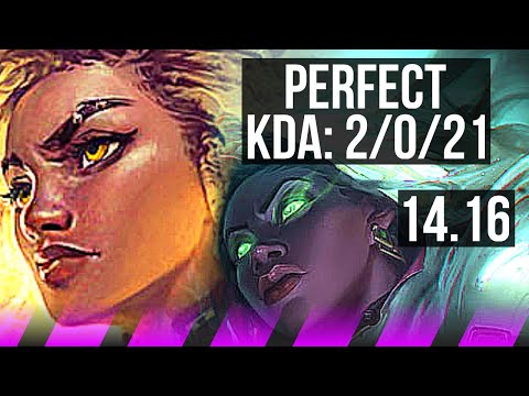 RELL & Jhin vs SENNA & Draven (SUP) | 2/0/21 | EUW Master | 14.16