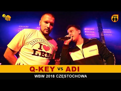 Q-Key 🆚 Adi 🎤 WBW 2018 Częstochowa (1/4) Freestyle Battle