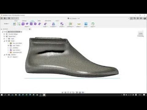 3D footwear design for the Fusion 360
