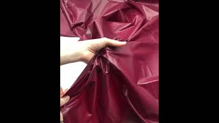 30132 Ткань плащовая MONCLER цвет Bordeaux, плотность 50 гр/м2, ширина 150 см на YouTube