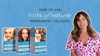 How to use Tints of Nature Permanent Colours